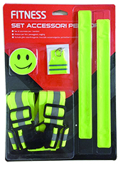 reflective safety set with elastic vest