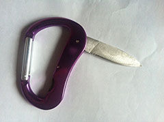Carabiner With Knife