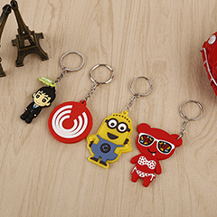 PVC Rubber Keychain