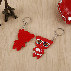 Reflective Tag Pendant Keyring Keychain