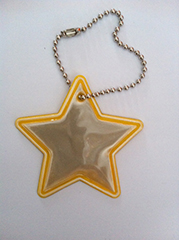 Reflective Tag Pendant Keyring Keychain