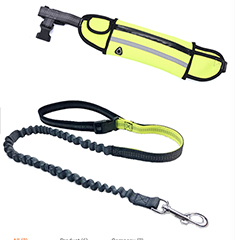 Reflective Dog Leash with Waist bag